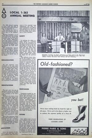   The Western Canadian Lumber Worker, Vol. XXXIII, No. 20, 1st Issue Oct. 1966   , page 10