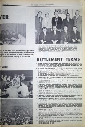   The Western Canadian Lumber Worker, Vol. XXXIII, No. 19, 2nd Issue Sep. 1966   , page 7