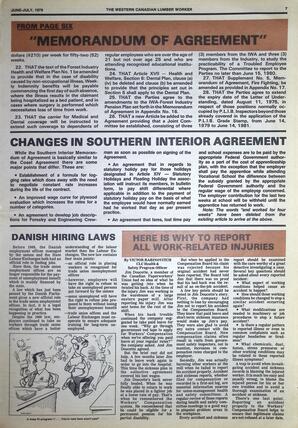   The Western Canadian Lumber Worker, Vol. XLVII No. 6, Jun.-Jul. 1979   , page 7