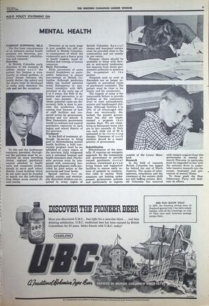   The Western Canadian Lumber Worker, Vol. XXXIII, No. 17, 2nd Issue Aug. 1966   , page 9