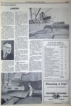   The Western Canadian Lumber Worker, Vol. XXXIII, No. 17, 2nd Issue Aug. 1966   , page 4