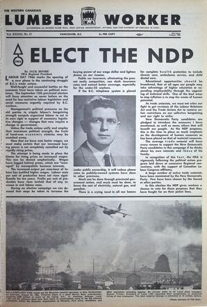   The Western Canadian Lumber Worker, Vol. XXXIII, No. 17, 2nd Issue Aug. 1966   , page 1