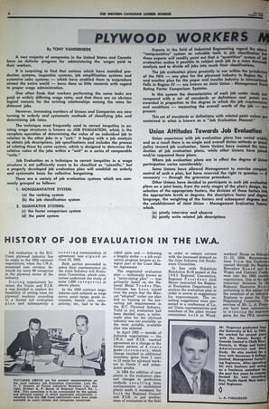   The Western Canadian Lumber Worker, Vol. XXXIII, No. 16, 1st Issue Aug. 1966   , page 6