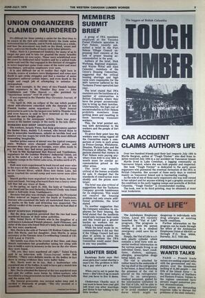   The Western Canadian Lumber Worker, Vol. XLVII No. 6, Jun.-Jul. 1979   , page 3