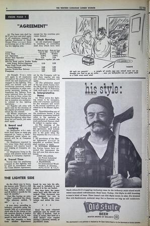   The Western Canadian Lumber Worker, Vol. XXXIII, No. 15, 2nd Issue Jul. 1966   , page 2