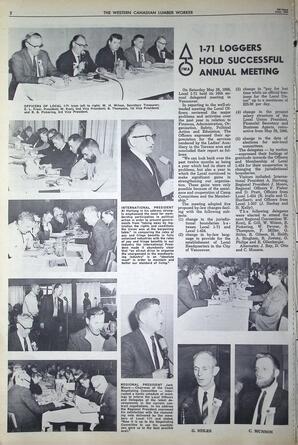   The Western Canadian Lumber Worker, Vol. XXXIII, No. 11, 1st Issue Jun. 1966   , page 2