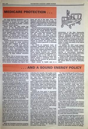   The Western Canadian Lumber Worker, Vol. XLVII No. 5, May 1979   , page 7