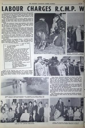   The Western Canadian Lumber Worker, Vol. XXXIII, No. 9, 1st Issue May 1966   , page 2