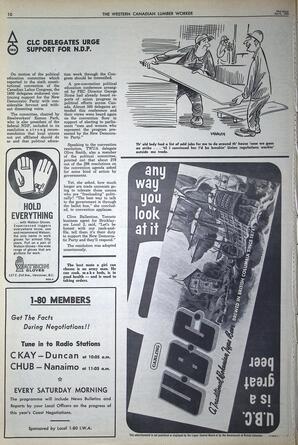   The Western Canadian Lumber Worker, Vol. XXXIII, No. 8, 2nd Issue Apr. 1966   , page 10