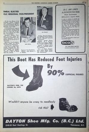   The Western Canadian Lumber Worker, Vol. XXXIII, No. 8, 2nd Issue Apr. 1966   , page 2