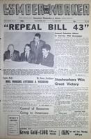 The B.C. Lumber Worker, Vol. XXVII, No. 2, 2nd Issue Jan. 1960