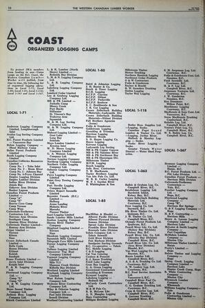   The Western Canadian Lumber Worker, Vol. XXXIII, No. 5, 1st Issue Mar. 1966   , page 10