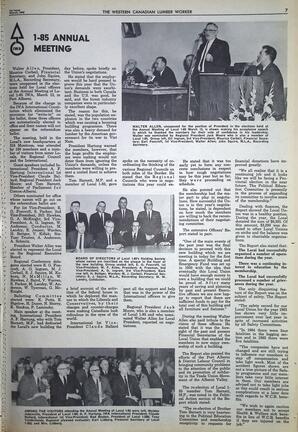   The Western Canadian Lumber Worker, Vol. XXXIII, No. 5, 1st Issue Mar. 1966   , page 7