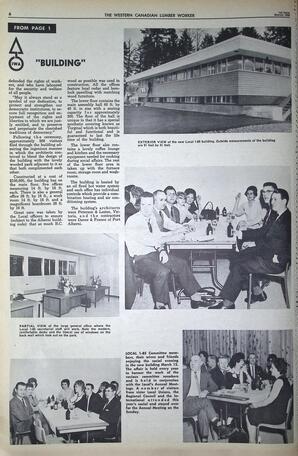   The Western Canadian Lumber Worker, Vol. XXXIII, No. 5, 1st Issue Mar. 1966   , page 6