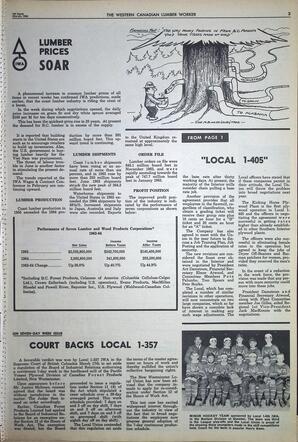   The Western Canadian Lumber Worker, Vol. XXXIII, No. 5, 1st Issue Mar. 1966   , page 3