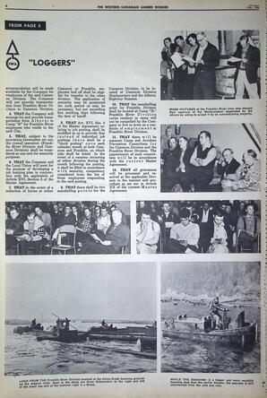   The Western Canadian Lumber Worker, Vol. XXXIII, No. 3, 1st Issue Feb. 1966   , page 6