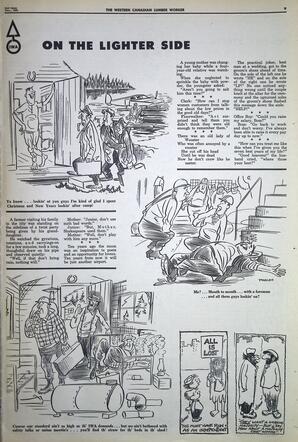   The Western Canadian Lumber Worker, Vol. XXXII, No. 24, 2nd Issue Dec. 1965   , page 9