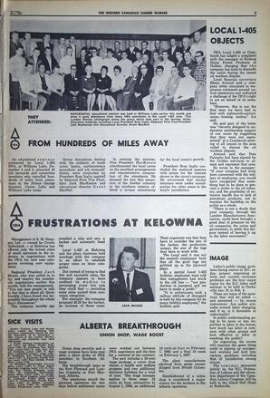   The Western Canadian Lumber Worker, Vol. XXXII, No. 23, 1st Issue Dec. 1965   , page 3