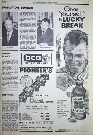   The Western Canadian Lumber Worker, Vol. XXXII, No. 22, 2nd Issue Nov. 1965   , page 9