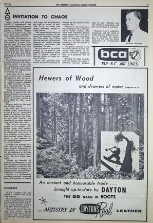   The Western Canadian Lumber Worker, Vol. XXXII, No. 22, 2nd Issue Nov. 1965   , page 5