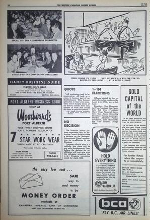   The Western Canadian Lumber Worker, Vol. XXXII, No. 19, 1st Issue Oct. 1965   , page 10