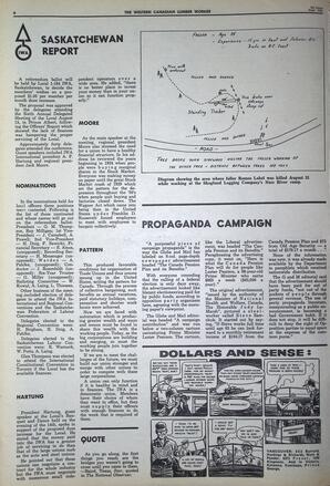   The Western Canadian Lumber Worker, Vol. XXXII, No. 17, 1st Issue Sep. 1965   , page 6