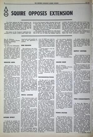   The Western Canadian Lumber Worker, Vol. XXXII, No. 16, 2nd Issue Aug. 1965   , page 6