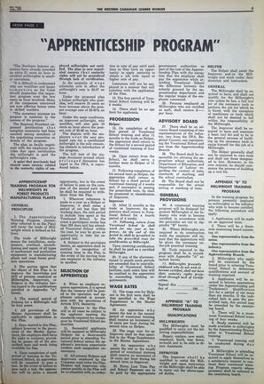   The Western Canadian Lumber Worker, Vol. XXXII, No. 16, 2nd Issue Aug. 1965   , page 5