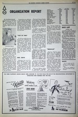   The Western Canadian Lumber Worker, Vol. XXXII, No. 16, 2nd Issue Aug. 1965   , page 4