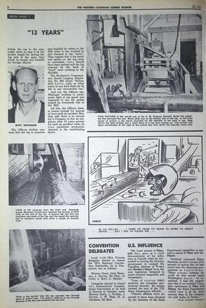   The Western Canadian Lumber Worker, Vol. XXXII, No. 16, 2nd Issue Aug. 1965   , page 2