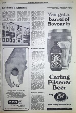   The Western Canadian Lumber Worker, Vol. XXXII, No. 14, 2nd Issue Jul. 1965   , page 11