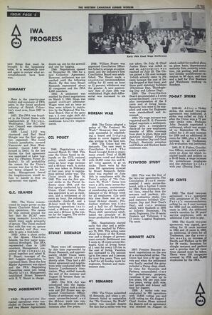   The Western Canadian Lumber Worker, Vol. XXXII, No. 13, 1st Issue Jul. 1965   , page 6