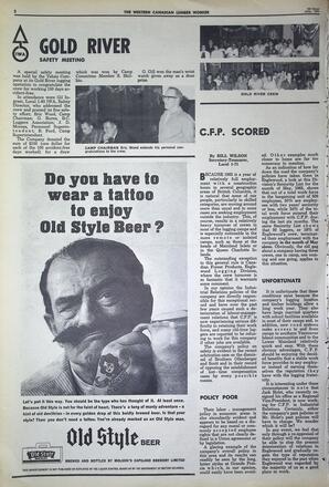   The Western Canadian Lumber Worker, Vol. XXXII, No. 13, 1st Issue Jul. 1965   , page 2