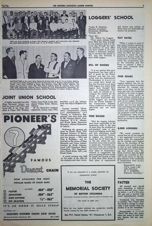   The Western Canadian Lumber Worker, Vol. XXXII, No. 12, 2nd Issue Jun. 1965   , page 3
