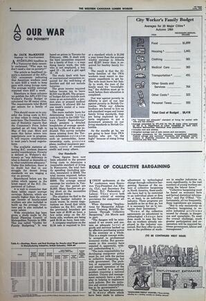   The Western Canadian Lumber Worker, Vol. XXXII, No. 11, 1st Issue Jun. 1965   , page 8