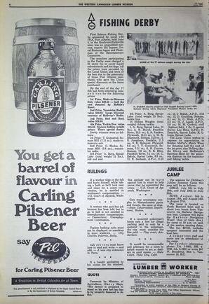   The Western Canadian Lumber Worker, Vol. XXXII, No. 11, 1st Issue Jun. 1965   , page 4