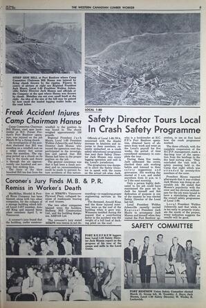   The Western Canadian Lumber Worker, Vol. XXXII, No. 7, 1st Issue Apr. 1965   , page 5
