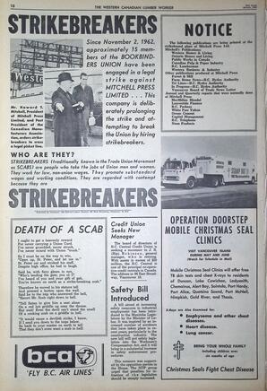   The Western Canadian Lumber Worker, Vol. XXXII, No. 6, 2nd Issue Mar. 1965   , page 10