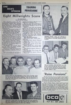   The Western Canadian Lumber Worker, Vol. XXXII, No. 6, 2nd Issue Mar. 1965   , page 3
