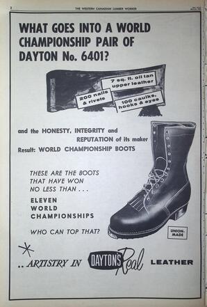   The Western Canadian Lumber Worker, Vol. XXXII, No. 6, 2nd Issue Mar. 1965   , page 2
