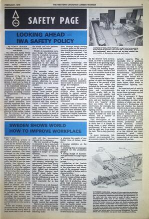   The Western Canadian Lumber Worker, Vol. XLVII No. 2, Feb. 1979   , page 5