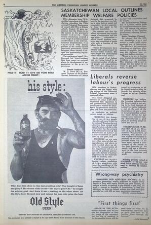   The Western Canadian Lumber Worker, Vol. XXXI, No. 16, 2nd Issue Aug. 1964   , page 8