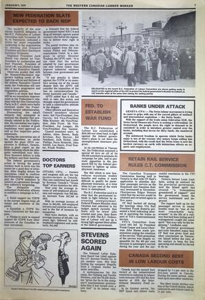   The Western Canadian Lumber Worker, Vol. XLVII No. 1, Jan. 1979   , page 7