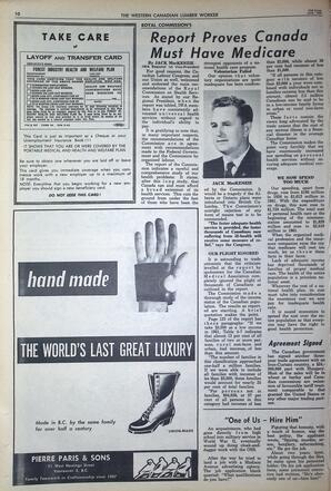   The Western Canadian Lumber Worker, Vol. XXXI, No. 12, 2nd Issue Jun. 1964   , page 10