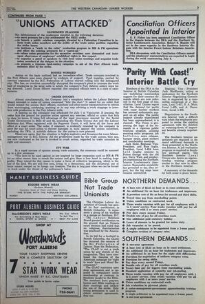   The Western Canadian Lumber Worker, Vol. XXXI, No. 12, 2nd Issue Jun. 1964   , page 3