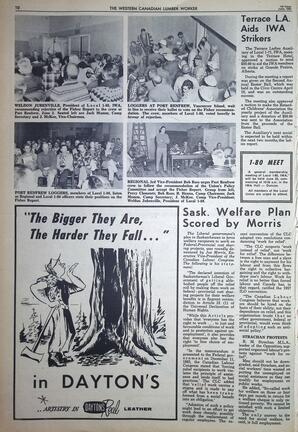   The Western Canadian Lumber Worker, Vol. XXXI, No. 11, 1st Issue Jun. 1964   , page 10