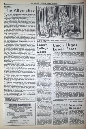   The Western Canadian Lumber Worker, Vol. XXXI, No. 10, 2nd Issue May 1964   , page 4