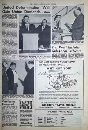   The Western Canadian Lumber Worker, Vol. XXXI, No. 6, 2nd Issue Mar. 1964   , page 7
