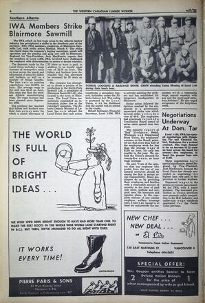   The Western Canadian Lumber Worker, Vol. XXXI, No. 5, 1st Issue Mar. 1964   , page 6