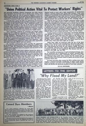   The Western Canadian Lumber Worker, Vol. XXXI, No. 4, 2nd Issue Feb. 1964   , page 10